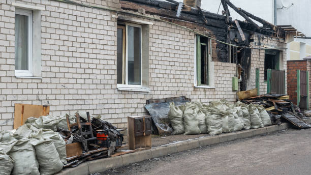 Professional Fire Damage Removal technician working in Goodyear, AZ